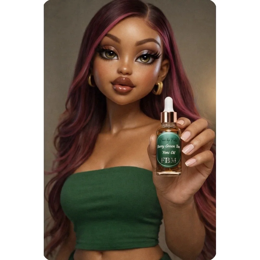 By Fabb Berry Green Tea Yoni Oil🪽.